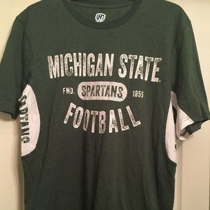 Michigan State Spartans Men’s Size XL Football Short Sleeve T Shirt NWOT